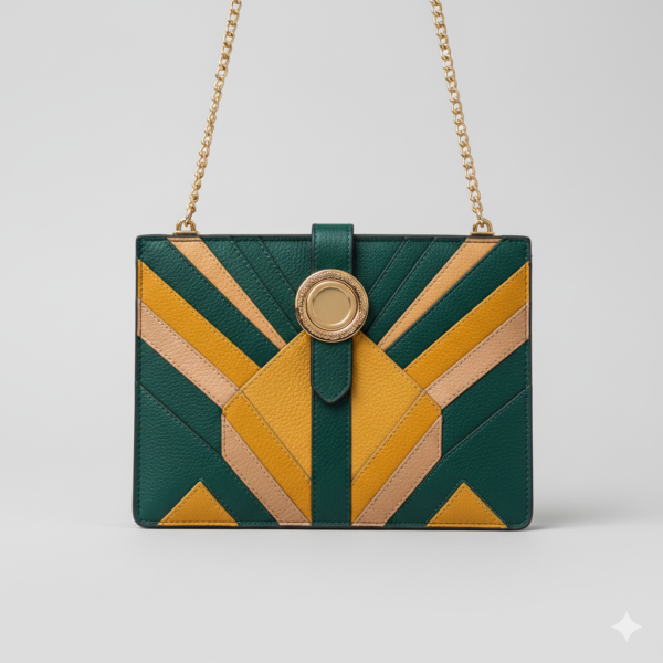 Luna Eclipse: Quilted Vegan Leather Wristlet