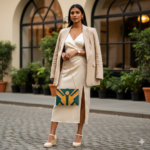 Luna Eclipse: Quilted Vegan Leather Wristlet - Image 2