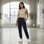 Alo Women’s Beige Muscle Tank – Premium Sleeveless Athleisure Top (5)