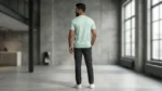 BOSS Hugo Boss Men’s Mint Green 3D Logo Crew Neck T Shirt (1)