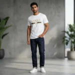 Gucci Men’s White Embroidered Vintage Logo T Shirt (2)