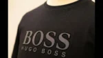 Hugo Boss Men’s Black Regular Fit 3D Logo T Shirt (1)