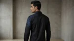 Men’s Onyx Black Embellished Luxury Party Wear Shirt (5)