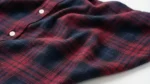 Men’s Premium Blue & Crimson Plaid Brushed Cotton Flannel Shirt (3)