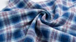 Men’s Premium Blue & Pink Brushed Cotton Plaid Flannel Shirt (9)