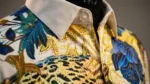 Men's Premium Leopard & Floral Print Luxury Shirt (4)