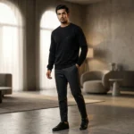 Men's Premium Maroon Corduroy Full Sleeve Utility Shirt (1)