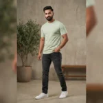 Men’s Premium Maroon Corduroy Full Sleeve Utility Shirt (4)