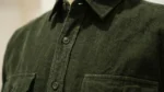 Men’s Premium Olive Green Corduroy Utility Full Sleeve Shirt (5)