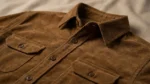 Men’s Premium Tan Brown Corduroy Full Sleeve Utility Shirt (4)