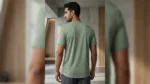 Men’s Sage Green Performance Training T Shirt (4)
