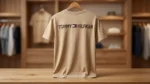 Tommy Hilfiger Men’s Beige Embroidered Logo T Shirt (3)