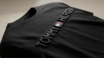 Tommy Hilfiger Men’s Black 3D Raised Logo T Shirt (1)