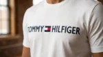 Tommy Hilfiger Men’s White Embroidered Logo T Shirt (3)