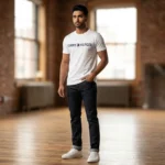 Tommy Hilfiger Men’s White Embroidered Logo T Shirt (5)