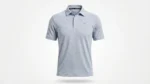 Under Armour Men's Light Blue Textured Performance Polo (7)