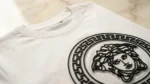 Versace Men’s White Medusa Head 3D Logo T Shirt (5)