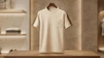 Men’s Luxury Beige Monogram Embossed Pocket T Shirt (2)