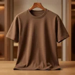 Men’s Luxury Earth Tone Essential Cotton T Shirt – Coffee Brown (2)