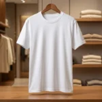 Men's Premium Essential White Crew Neck Cotton T Shirt (2)
