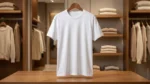 Men's Premium Essential White Crew Neck Cotton T Shirt (2)