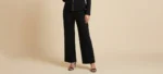 Premium Black Corduroy Zip Up Jacket and Wide Leg Trousers Co ord Set (5)
