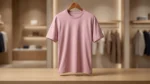 Premium Men's Dusky Mauve Cotton Relaxed Fit T Shirt (3)