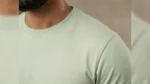 Premium Men’s Sage Green Round Neck Regular Fit Cotton T Shirt (5)