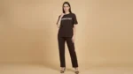 Women’s Chocolate Brown Essentials Relaxed Fit Co ord Set (1)