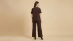 Women’s Chocolate Brown Essentials Relaxed Fit Co ord Set (4)