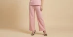 Women's Pink Brooklyn Graphic Print Coord Set Relaxed Fit Lounge Wear (1)