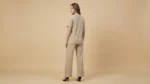 Women’s Premium Beige Oversized Essentials T Shirt & Trousers Cord Set (3)