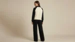 Women's Premium Dual Tone Ribbed Cord Set Quarter Zip Sweatshirt & Trousers (6)