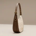 Coach Mira Shoulder Bag in light khaki signature canvas with brown leather trim and gold hardware (3)