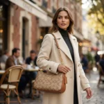 Coach Signature Canvas Demi Bag with Gold Tone Chain Strap (3)