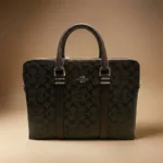 Coach Signature Canvas Slim Briefcase for Women (5)