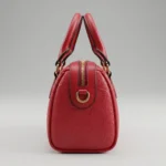Coach Signature Red Leather Micro Rowan Satchel with Cherry Charm (4)