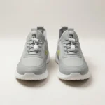 Ferrari branded grey slip on sneakers for men with white sole and toggle lacing system (5)