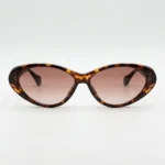 Gucci Tortoise Shell Cat Eye Sunglasses for Women with Gold Double G Logo (3)