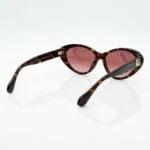 Gucci Tortoise Shell Cat Eye Sunglasses for Women with Gold Double G Logo (5)