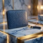 Louis Vuitton Zippy Coin Purse in Blue Monogram Empreinte Leather (3)