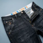 Men’s Slim Fit Dark Wash Indigo Denim Jeans with FAHS ONJE Branded Waistband (5)