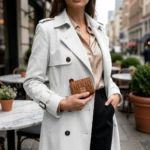 Miu Miu Brown Matelassé Nappa Leather Trifold Wallet with Gold Logo