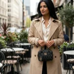 Miu Miu Matelassé black nappa leather top handle bag with gold logo and padlock (4)