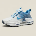 Nike Men’s White and Blue Athletic Running Shoes with Dial Lacing System (1)