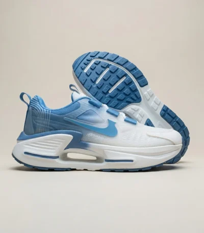 Nike Men’s White and Blue Athletic Running Shoes with Dial Lacing System (7)