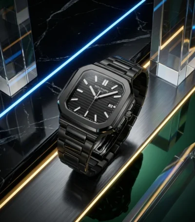 Patek Philippe Nautilus Ref 5711 Black DLC Custom Luxury Watch for Men (3)