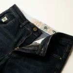 Slim Fit Dark Indigo Men's Jeans with Contrast Stitching (5)