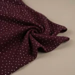 Women’s Burgundy Square Neck Bodysuit with Silver Rhinestone Embellishment (4)