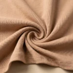 mocha brown ribbed corset style long sleeve top with square neckline and curved hem (1)